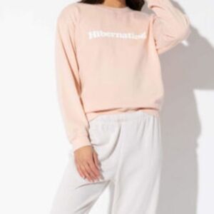 SUBURBAN RIOT Women’s Top Hibernating Willow Sweatshirt Size XSmall Blush Pink